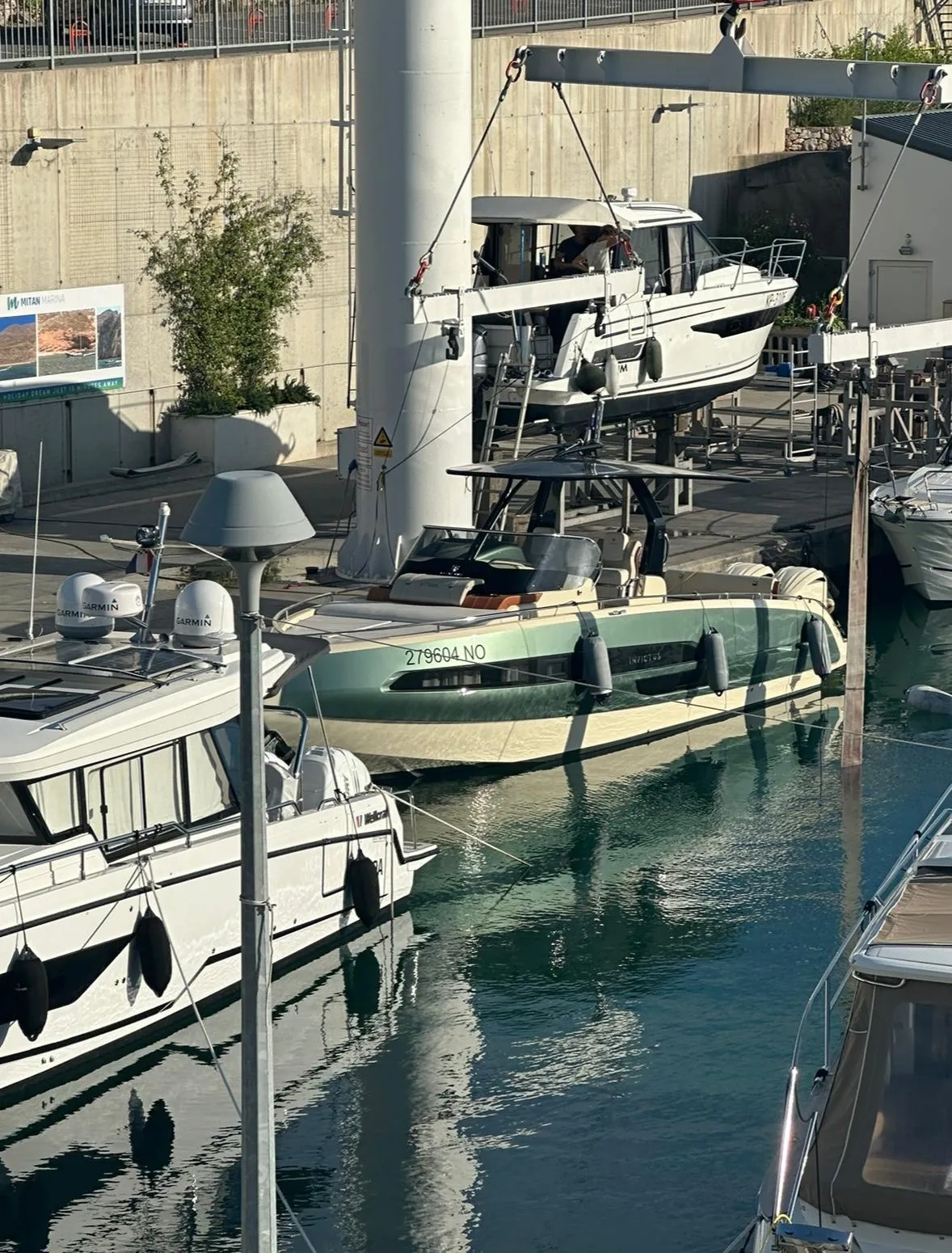 Liegeplatz in der Marina von Novi Vinodolski